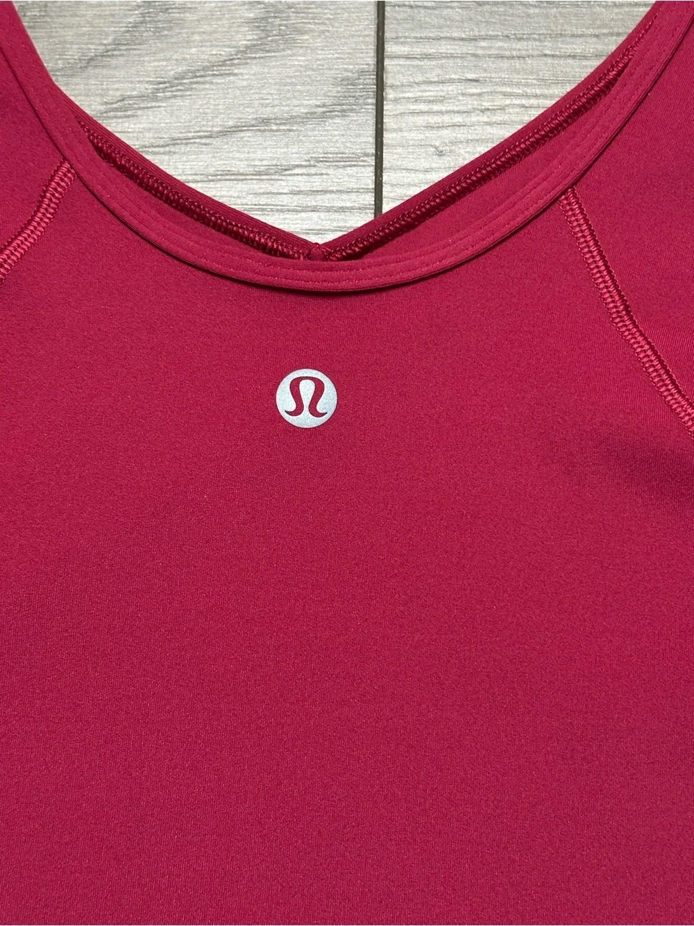 Lululemon Align Long Sleeve Crop Shirt Pomegranate Red Pink Size 4